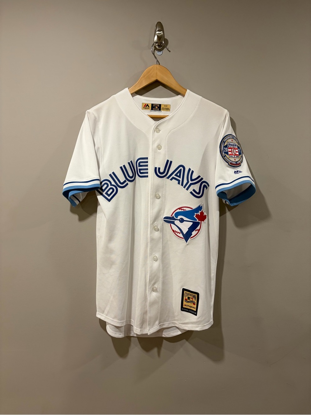 Majestic Cooperstown Roberto Alomar #12 Toronto Blue Jays Baseball Jersey - Rare